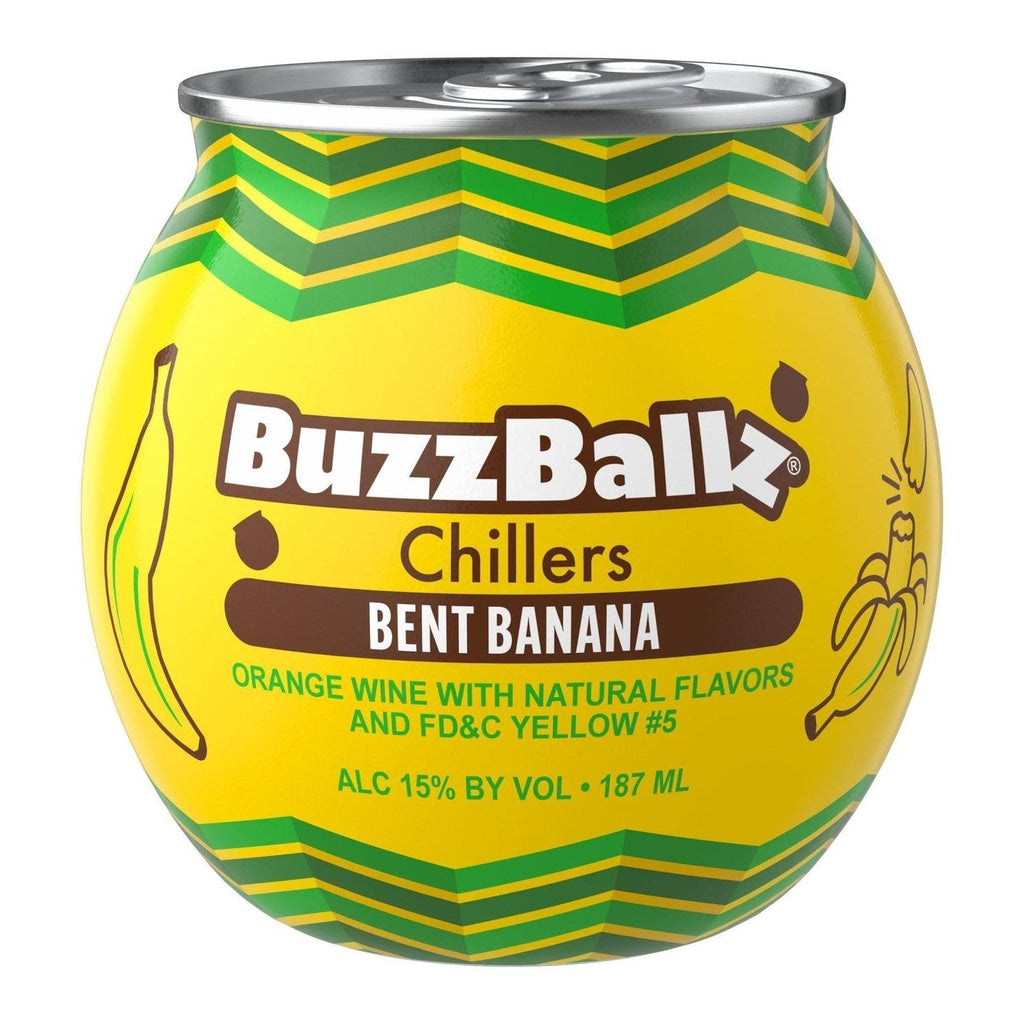 BuzzBallz Bent Banana Pre-Mixed Cocktails 4 Pack