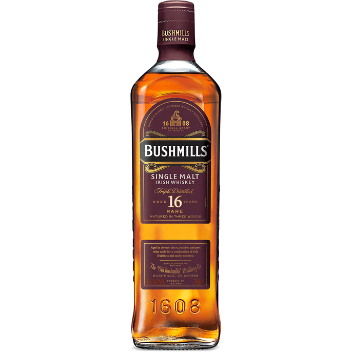 Bushmills 16 Year Single Malt Irish Whiskey