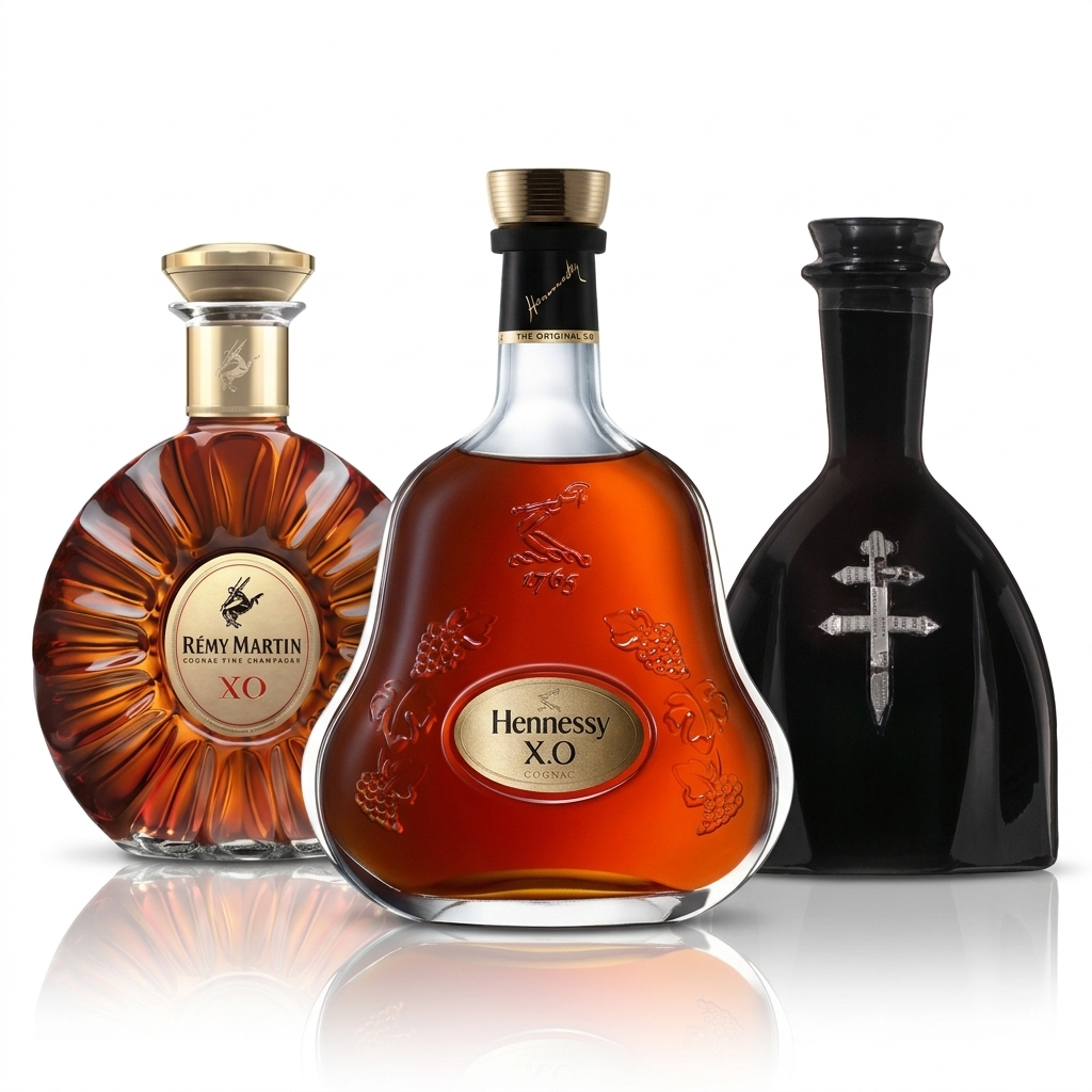 Cognac XO Tier Bundle | Hennessy XO, D'USSÉ XO & Rémy Martin XO