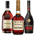 Hennessy Cognac & Hennessy VSOP & Remy Martin VSOP Bundle