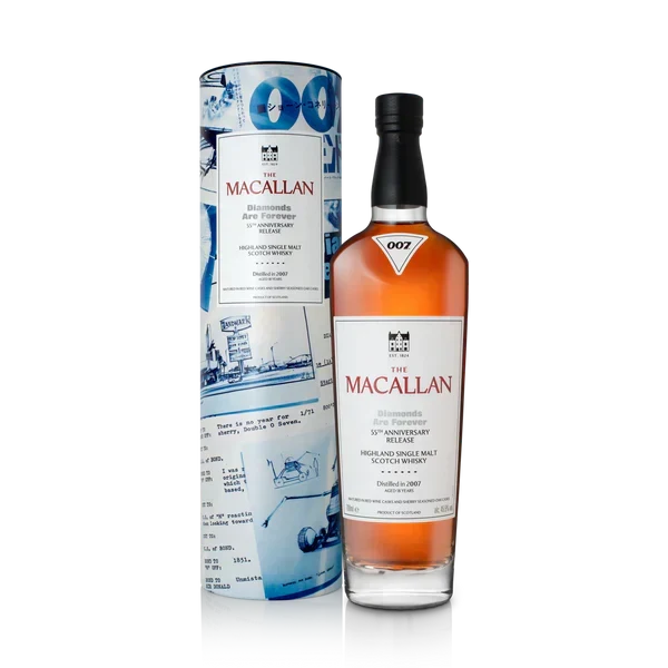 The Macallan Scotch Single Malt Diamonds Are Forever 55th Anniversary Release 18 Year 700ml