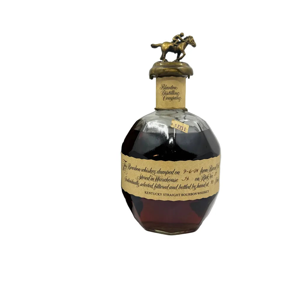 Blanton's Original 1984 Mint Wax And Label With Bag 9/6/84