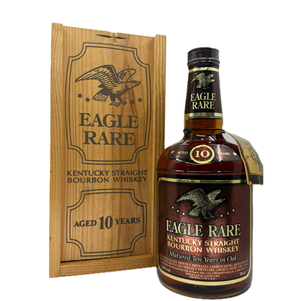Eagle Rare 90 Proof 10 Year Kentucky Straight Bourbon (1986 Release) Lawrenceberg Old Prentice