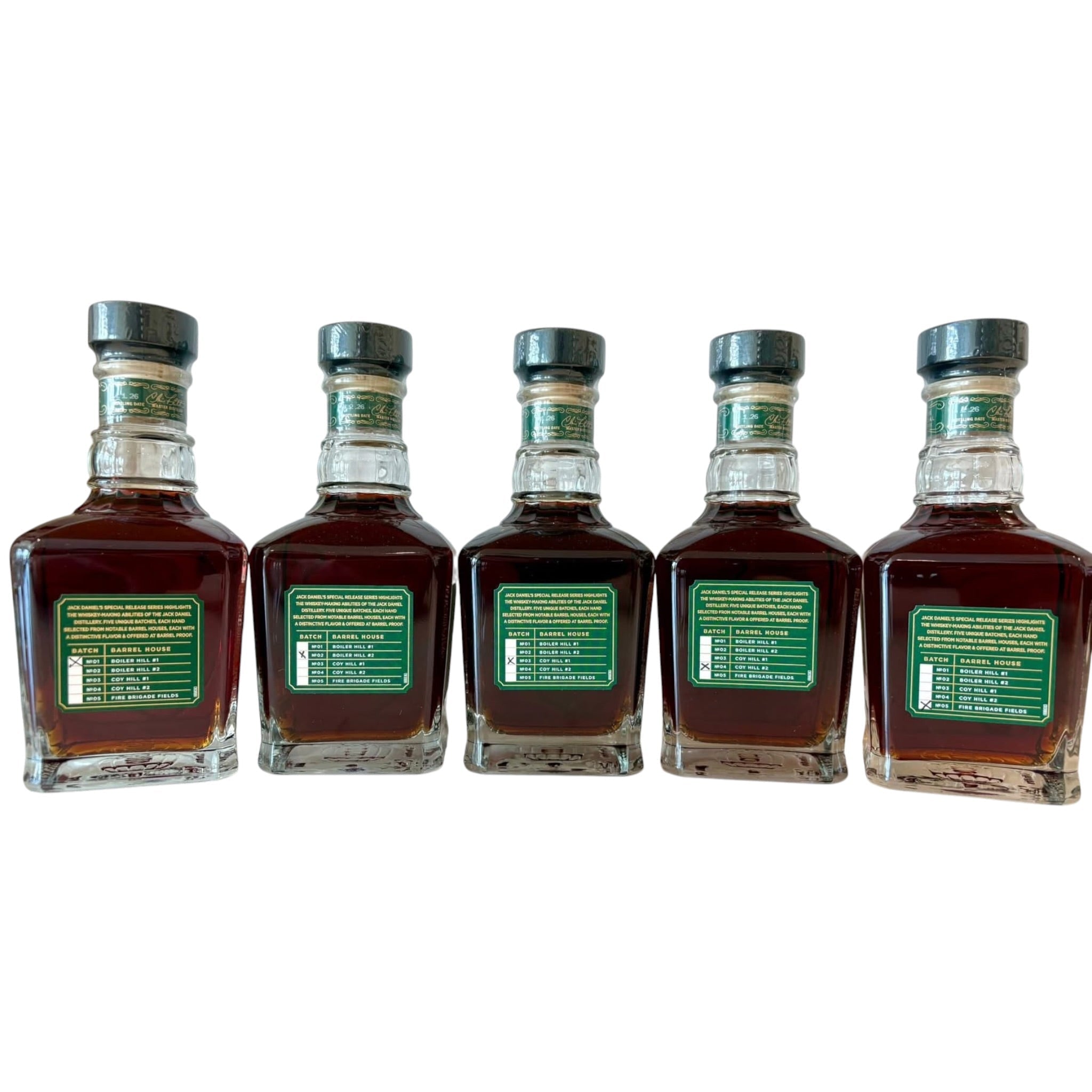 Jack Daniel's 2026 Special Release Small Batch Rye 5 Bottle Set