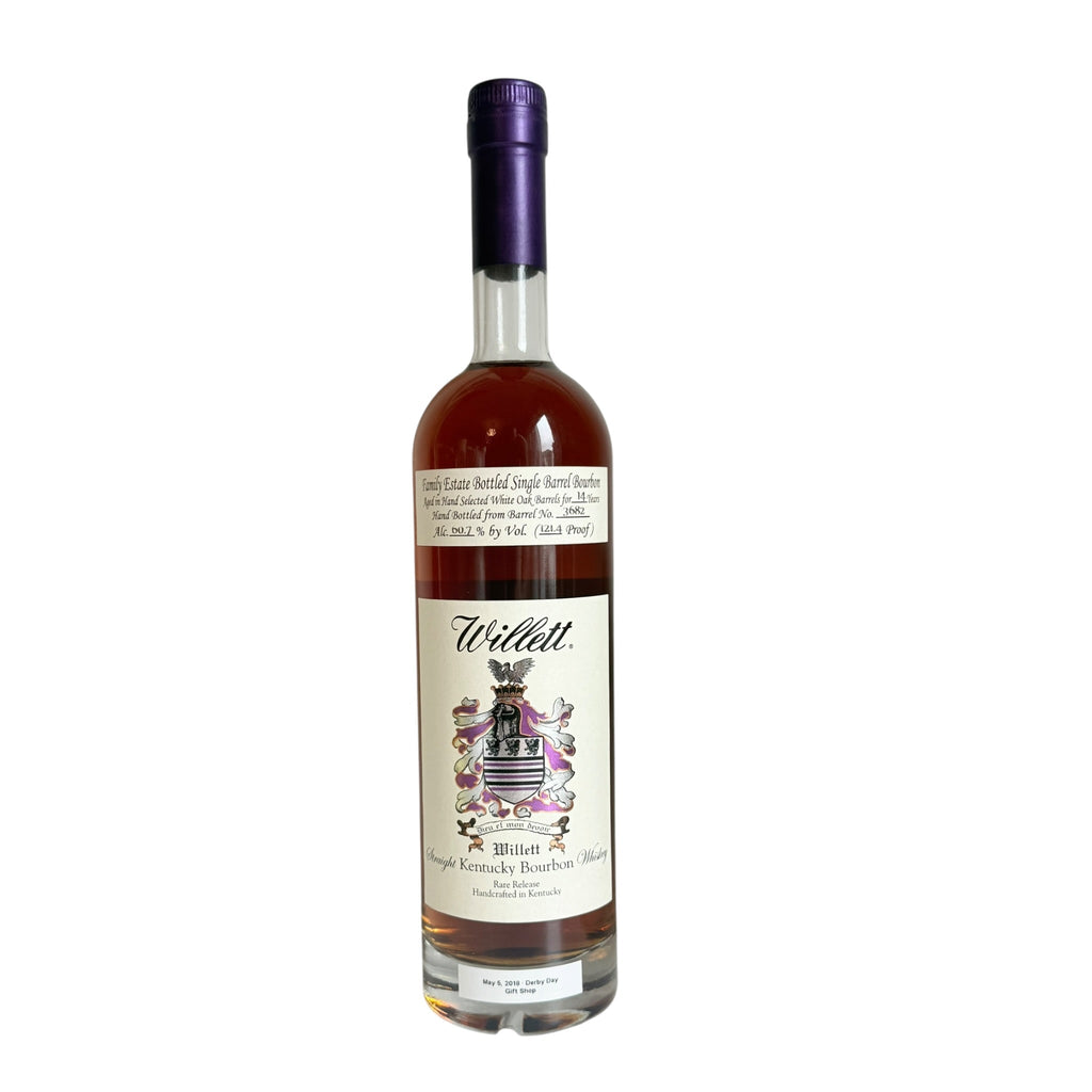 Willett #3682 14 Year Sourced May 5th 2018 Derby Day Release 121.4 Proof