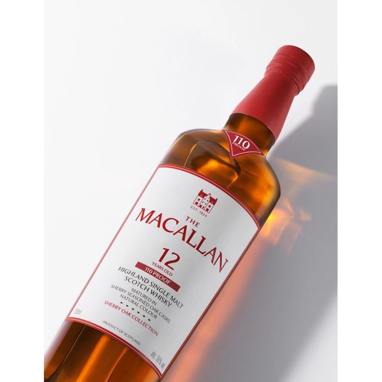 The Macallan Scotch Single Malt Sherry Oak Cask 12 Year 110 Proof 750ml