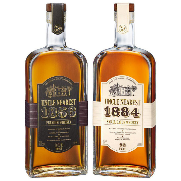 Uncle Nearest 1856 Premium Aged Whiskey & 1884 Small Batch Whiskey Set