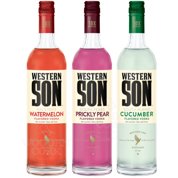 Western Son Watermelon & Prickly Pear & Cucumber Vodka Bundle