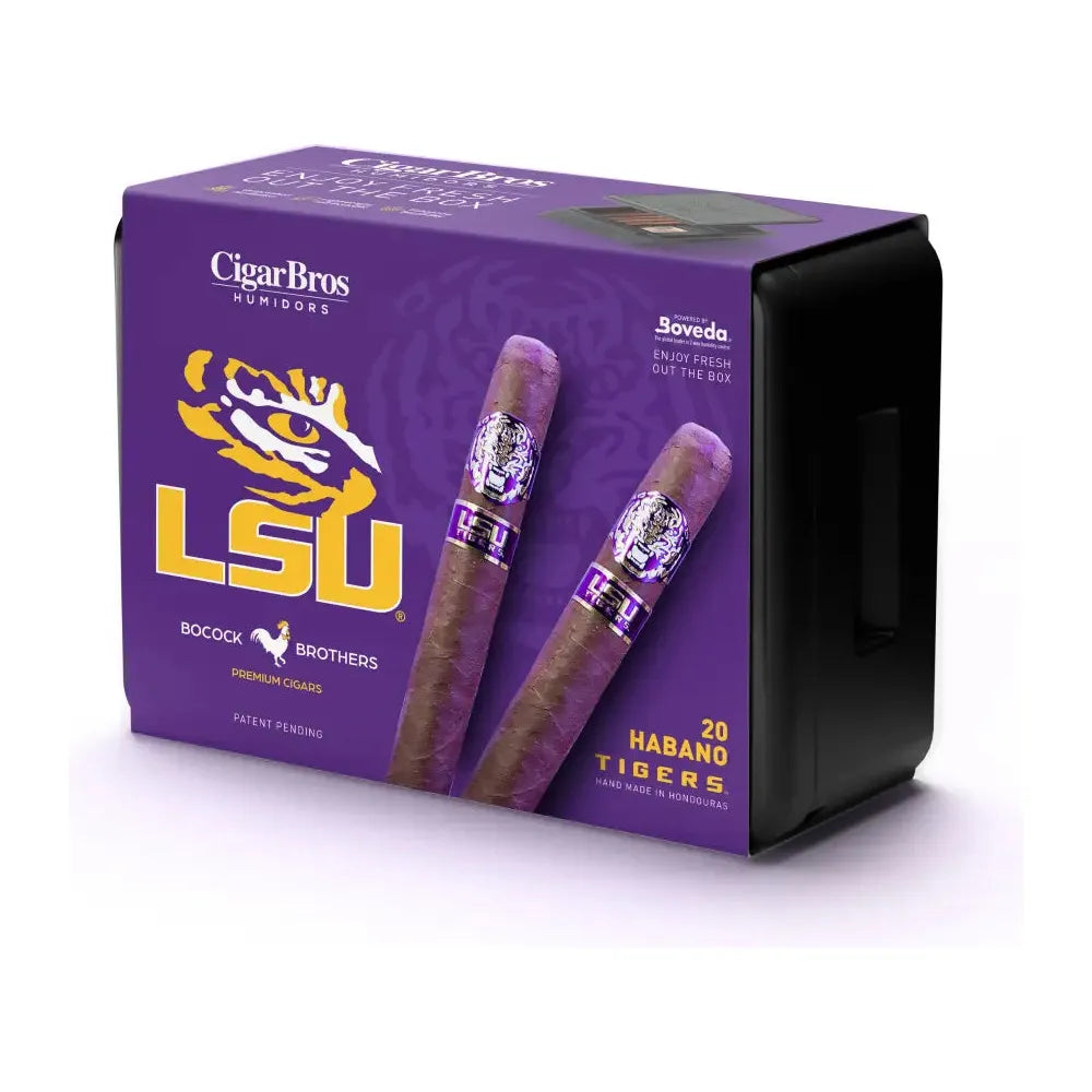 LSU TIGERS Habano Wrapper Toro Cigar by CigarBros