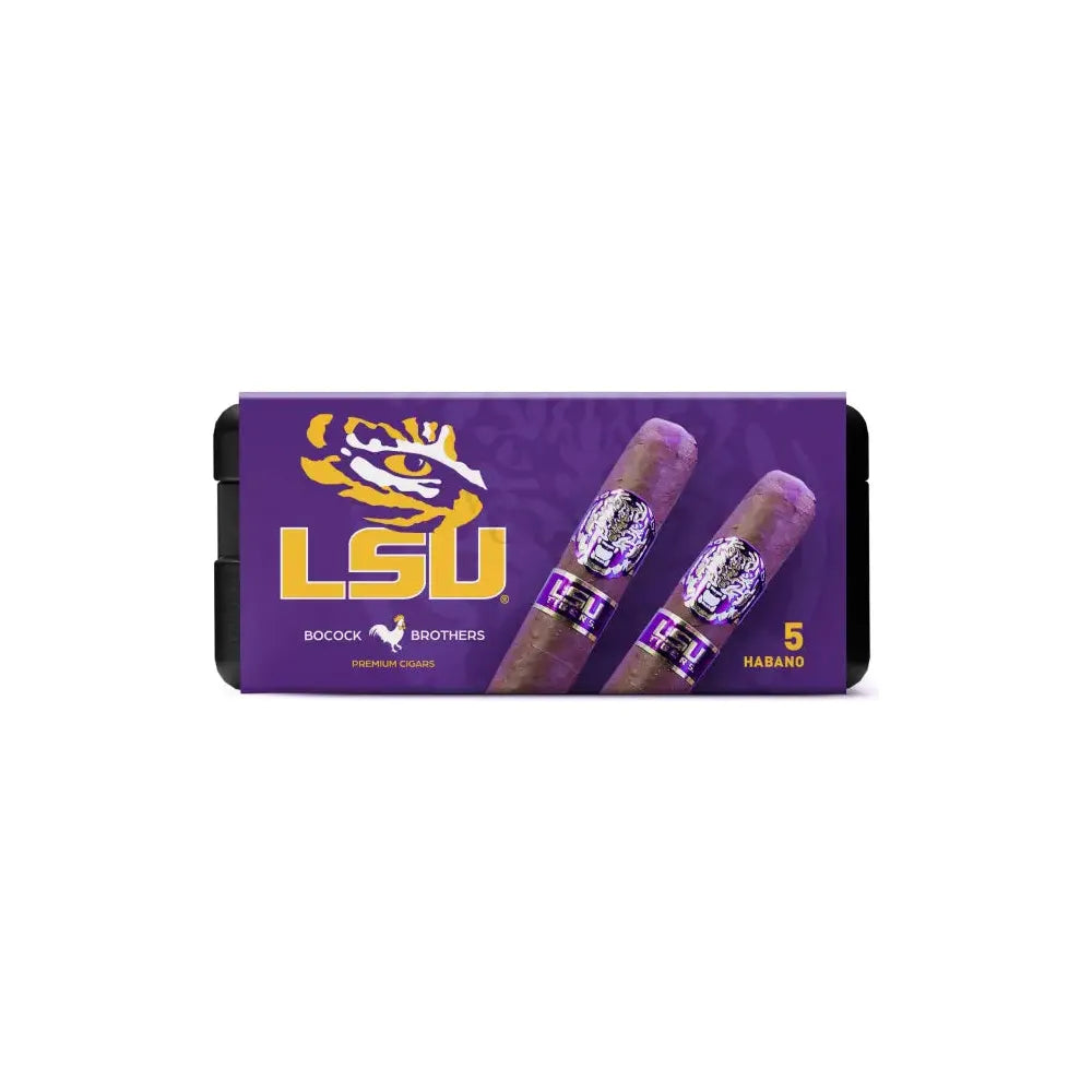LSU TIGERS Habano Wrapper Toro Cigar by CigarBros