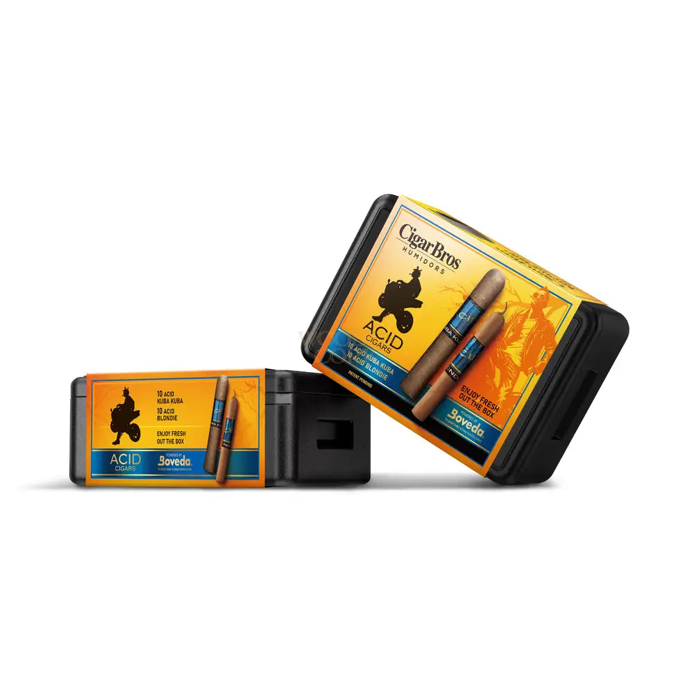 Acid Premium Cigars Set + Personal Humidor by CigarBros