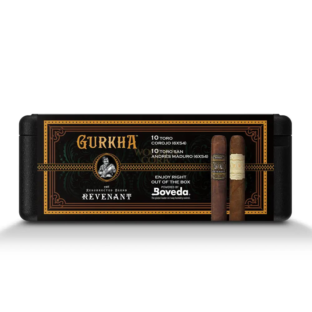 Gurkha Premium Cigars Set + Personal Humidor by CigarBros