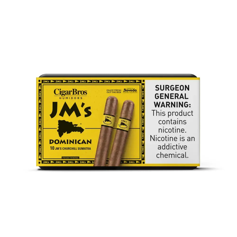 JM's Premium Cigars Set + Personal Humidor by CigarBros