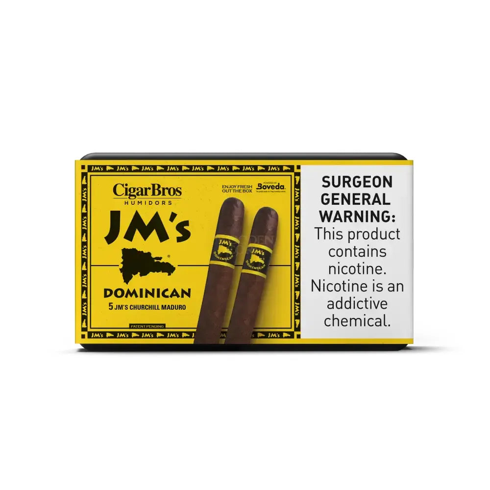 JM's Premium Cigars Set + Personal Humidor by CigarBros