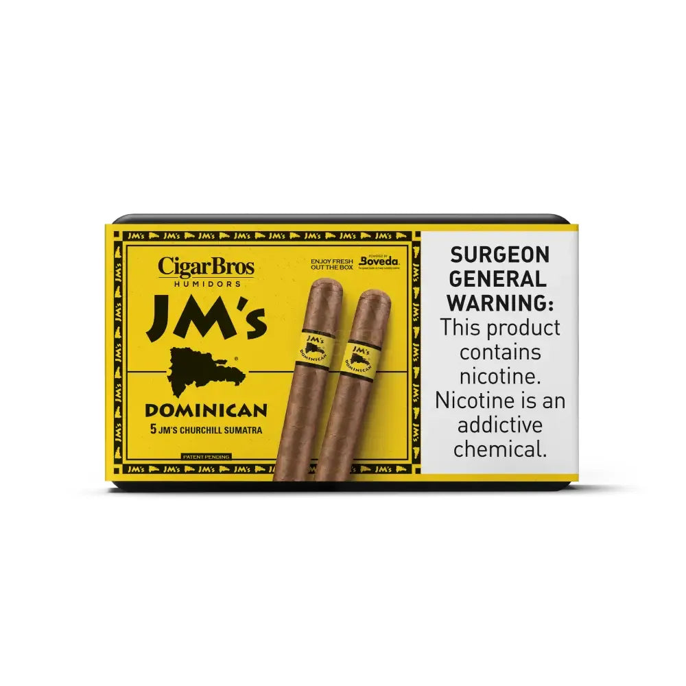 JM's Premium Cigars Set + Personal Humidor by CigarBros