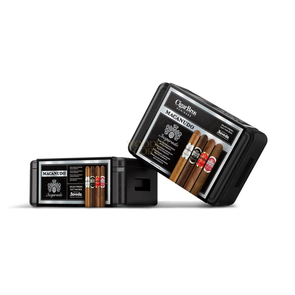 Macanudo Premium Cigars Set + Personal Humidor by CigarBros