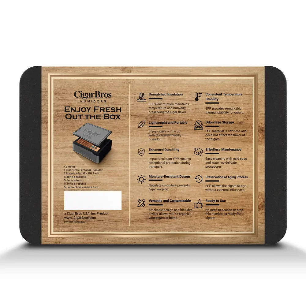 Oliva Variety Premium Cigars Set + Personal Humidor by CigarBros