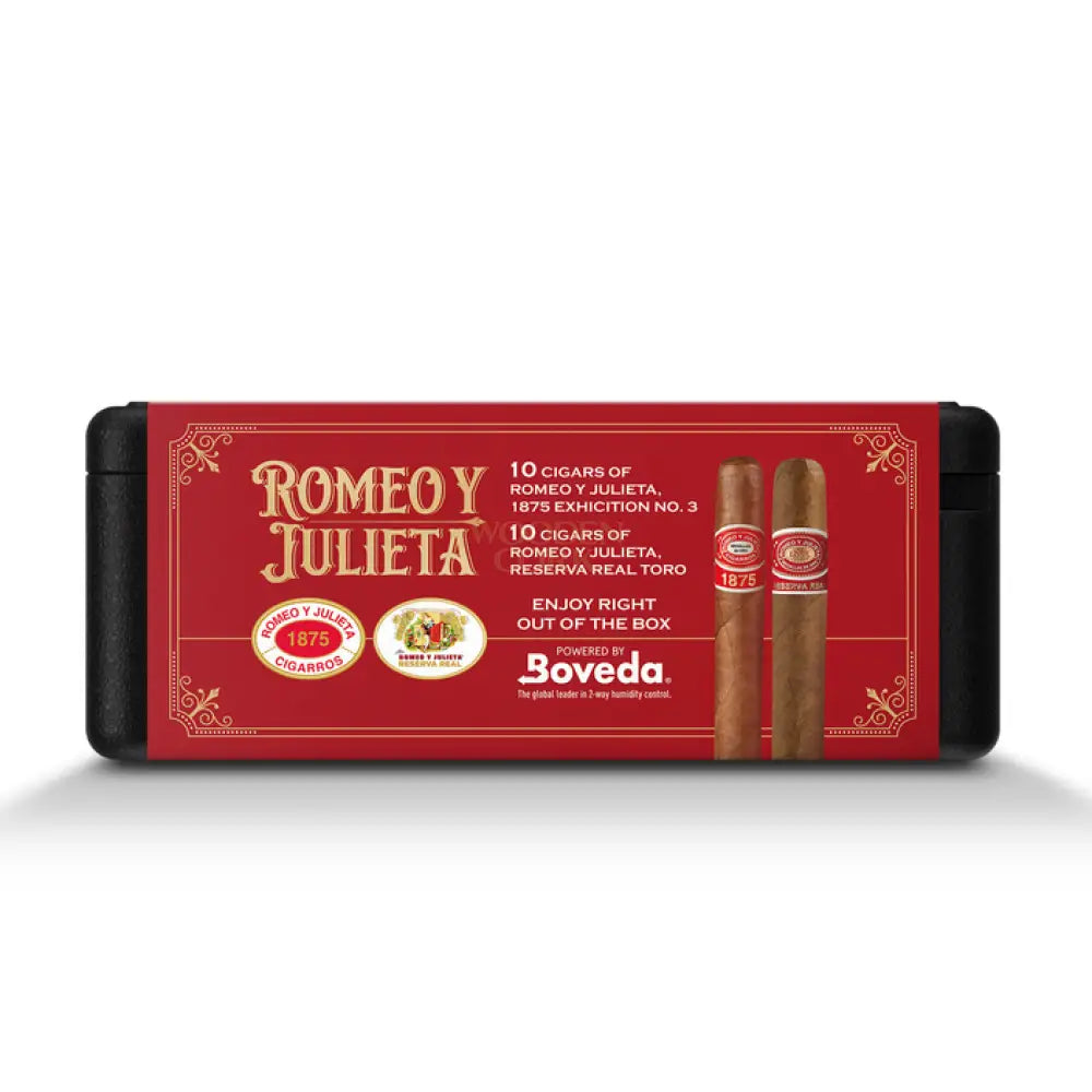 Romeo Y Julieta Premium Cigars Set + Personal Humidor by CigarBros
