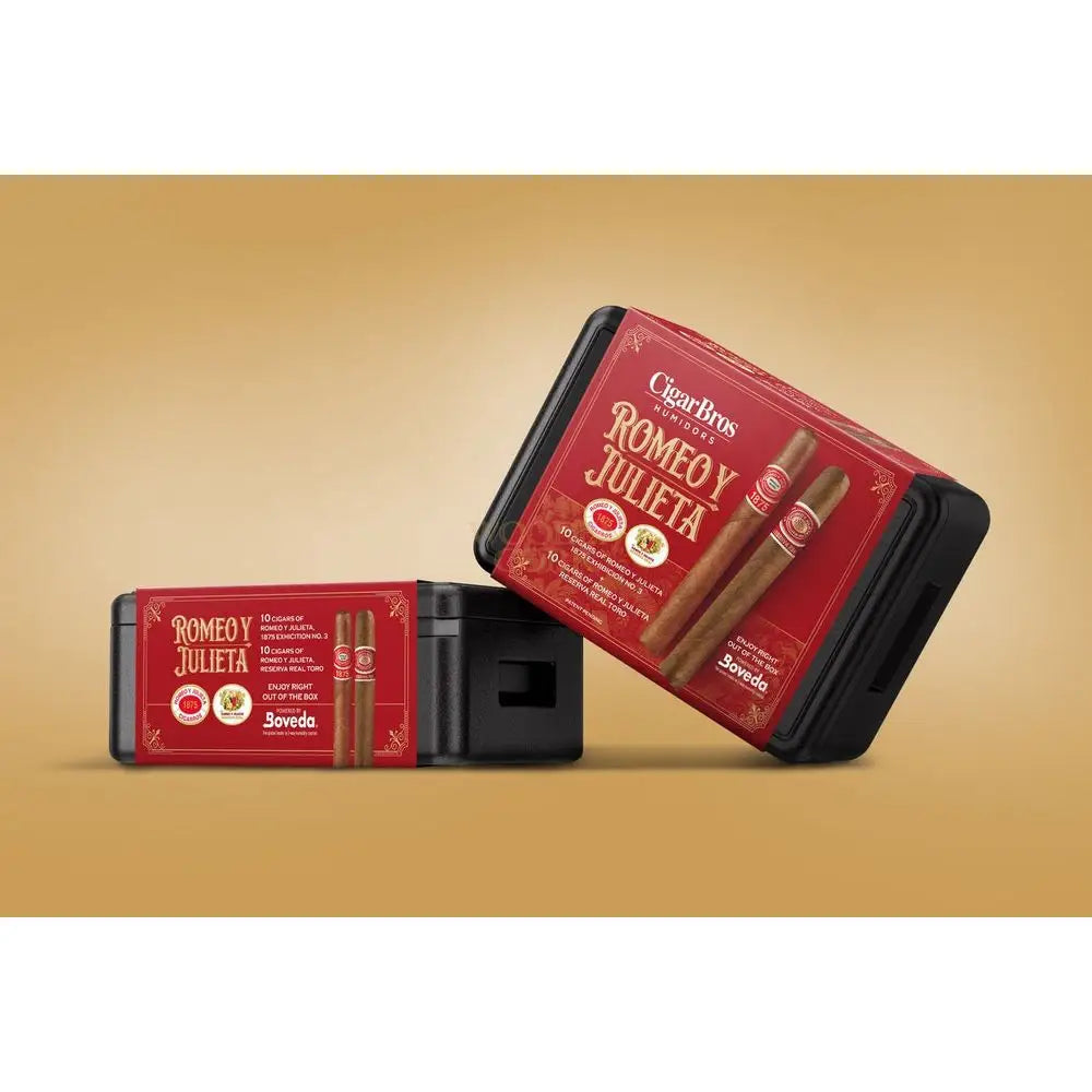 Romeo Y Julieta Premium Cigars Set + Personal Humidor by CigarBros