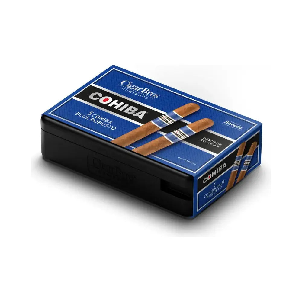 Cohiba Blue Premium Cigars Set + Personal Humidor by CigarBros