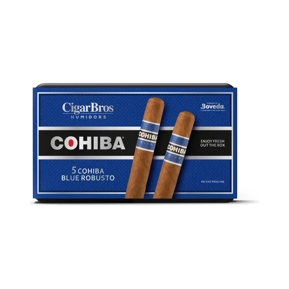Cohiba Blue Premium Cigars Set + Personal Humidor by CigarBros