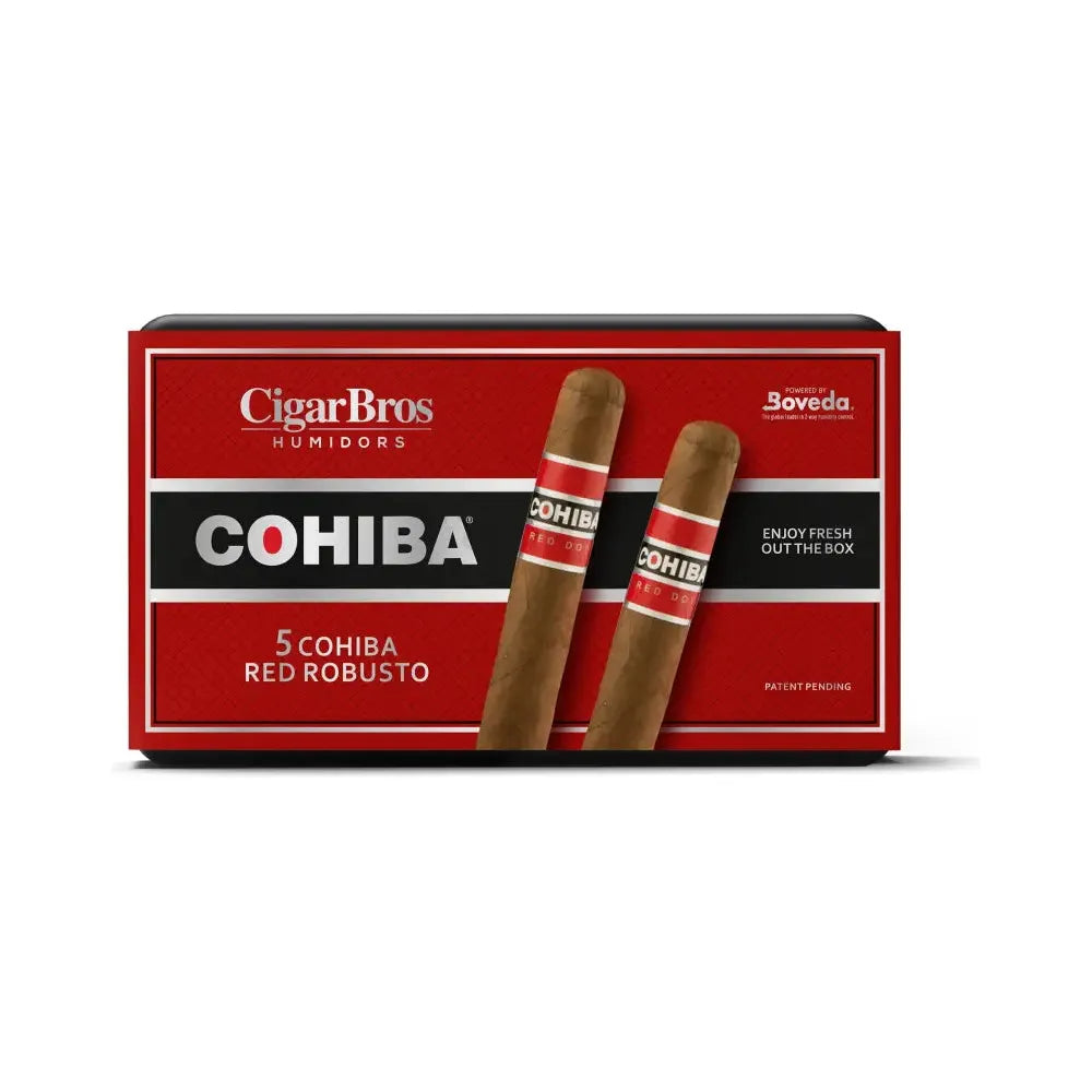 Cohiba Red Premium Cigars Set + Personal Humidor by CigarBros