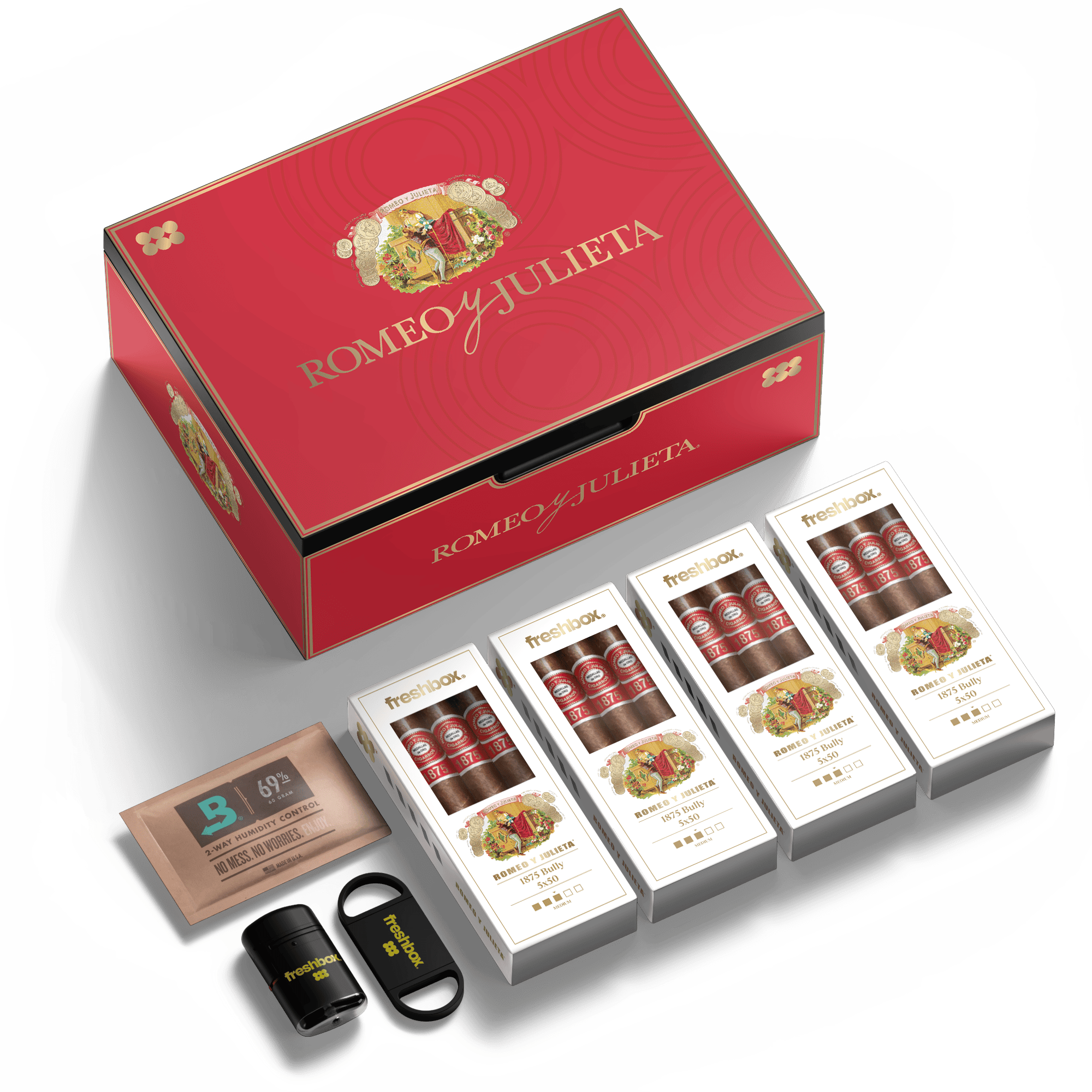 FreshBox Romeo y Julieta 1875 Edition Humidor Starter Kit
