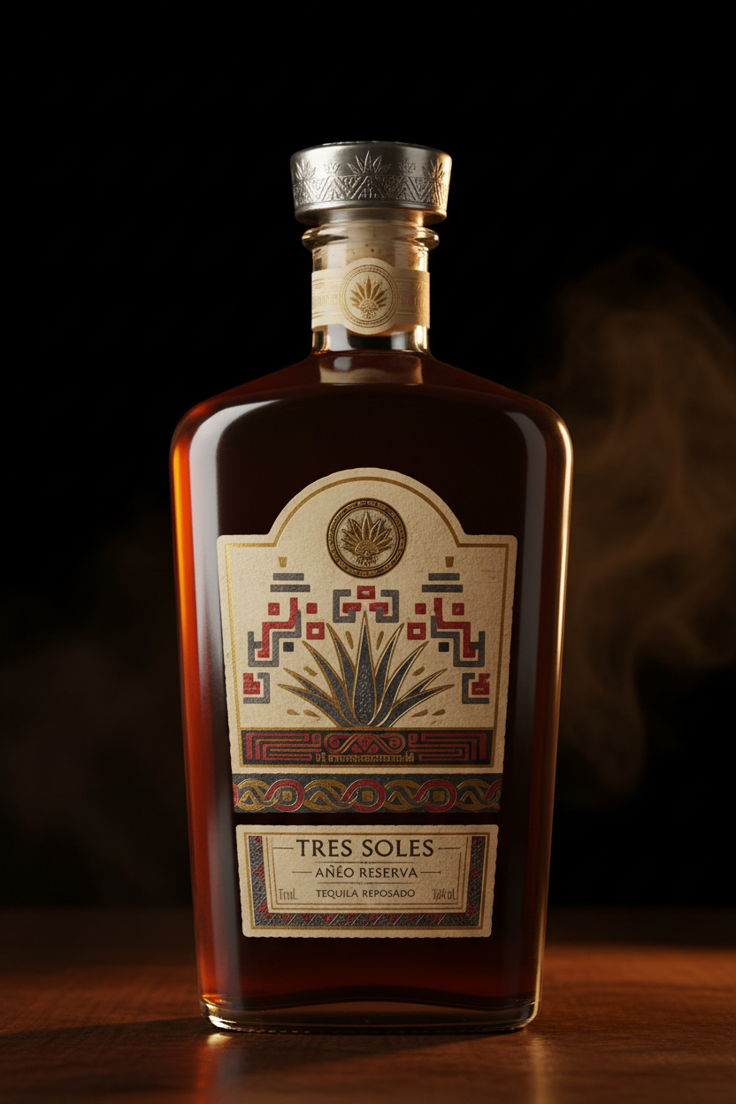 Agave Oro Añejo Tequila bottle
