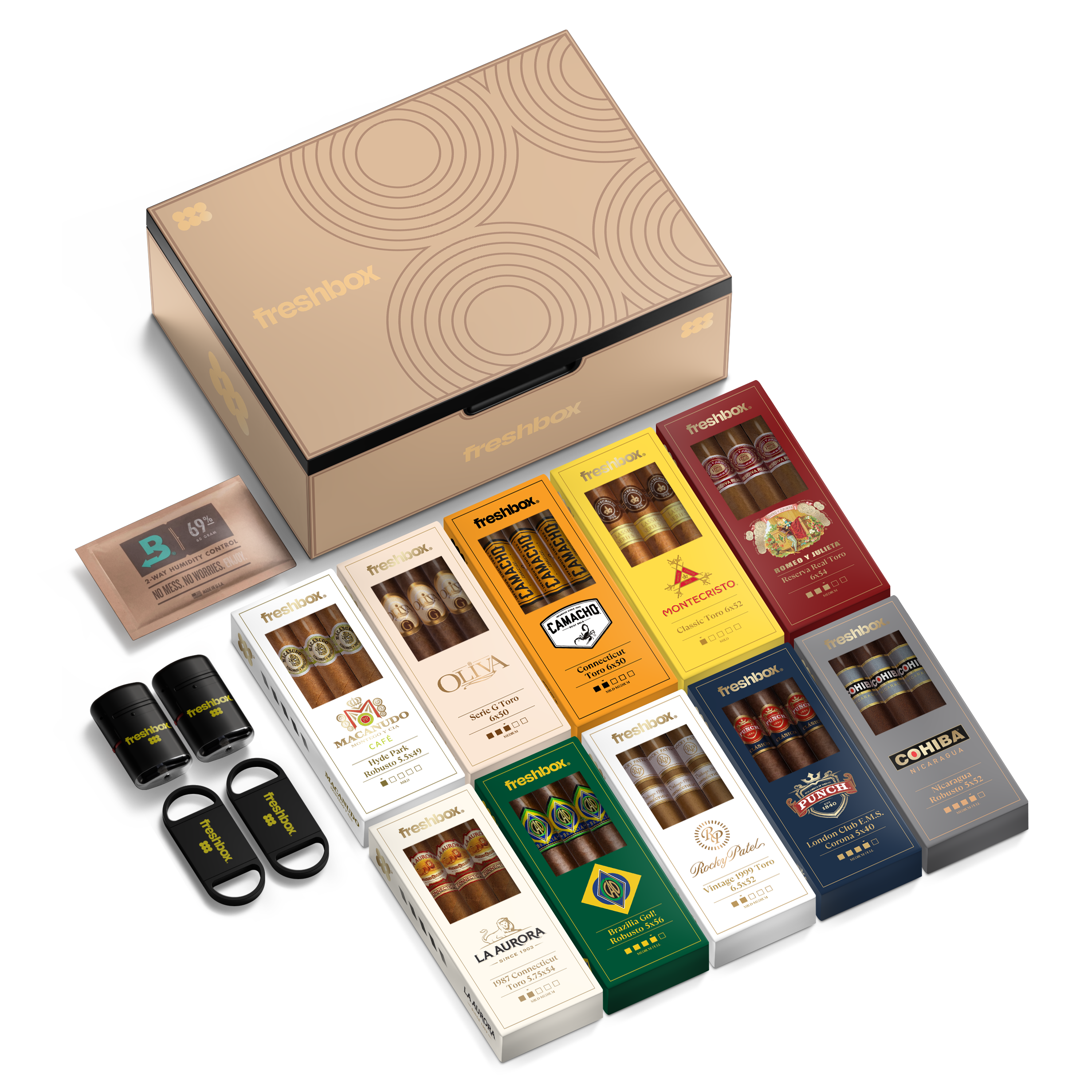 FreshBox Perfect Party Mix Cigar Starter Kit