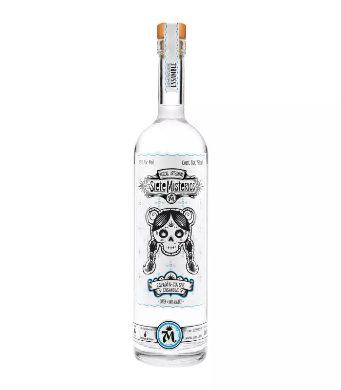 Los Siete Misterios Ensamble Espadin Cuishe Mezcal 750mL