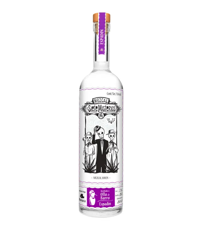 Los Siete Misterios Espadin Olla de Barro Mezcal 750mL