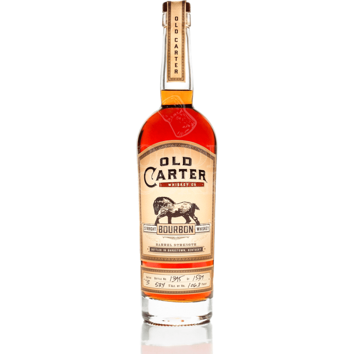 Old Carter Bourbon Whiskey Batch #14 117 Proof