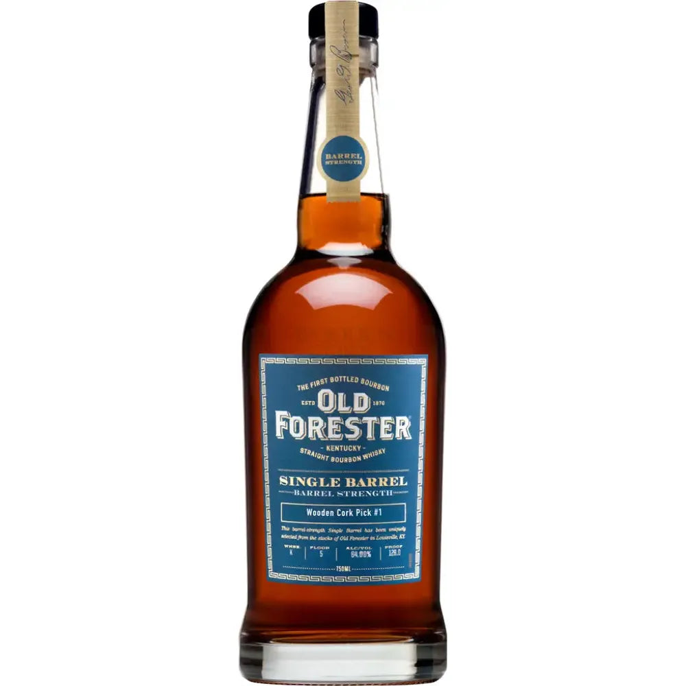 Old Forester Single Barrel Barrel Strength Bourbon Whiskey Warehouse K Floor 8 OHLQ Select Pick 135.8 Proof