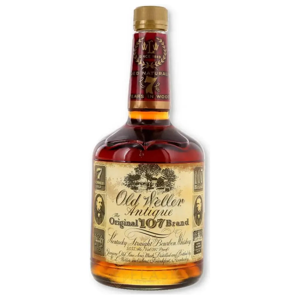 Old Weller Antique Original 107 Brand 7 Year Old Bourbon 2004 Squat Bottle (Bernheim) 750ml