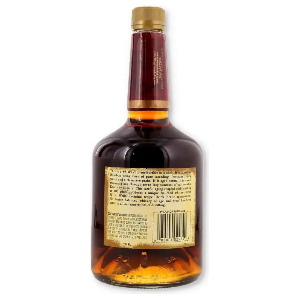 Old Weller Antique Original 107 Brand 7 Year Old Bourbon 2004 Squat Bottle (Bernheim) 750ml