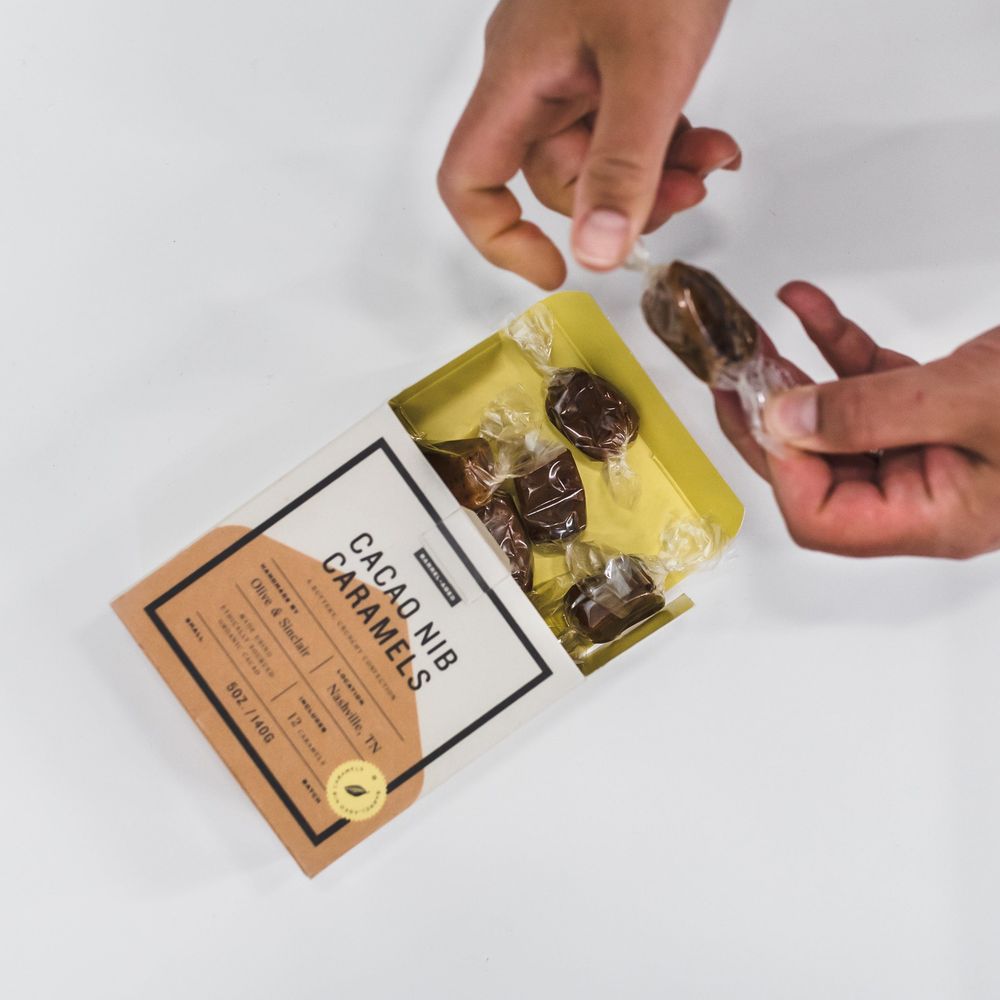 Pappy Van Winkle Barrel Aged Cacao Nib Caramels