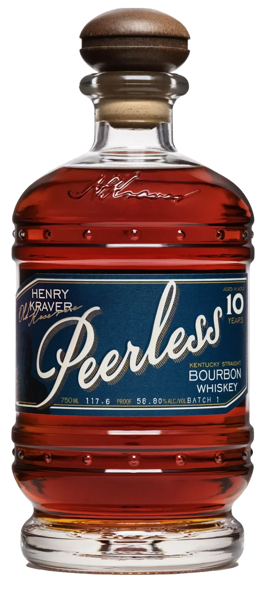 Peerless Henry Kraver Old Reserve 10 Year Old Bourbon